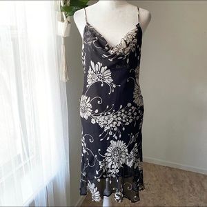 Zara floral midi dress